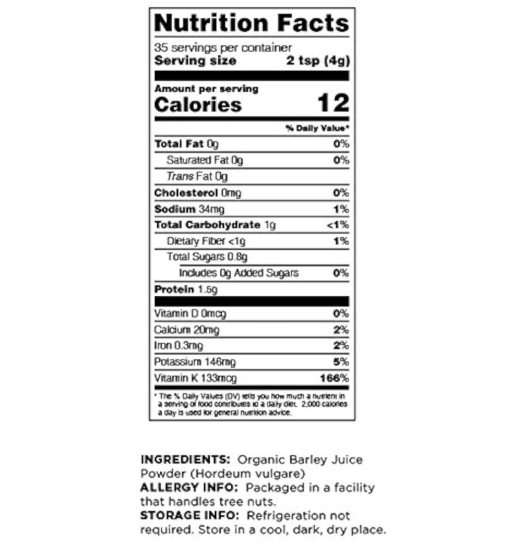 polvo de jugo de hierba de cebada