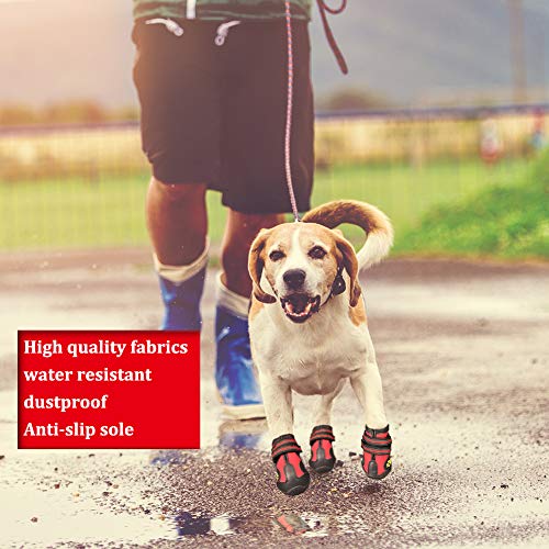Botas para perros antideslizantes, botines impermeables