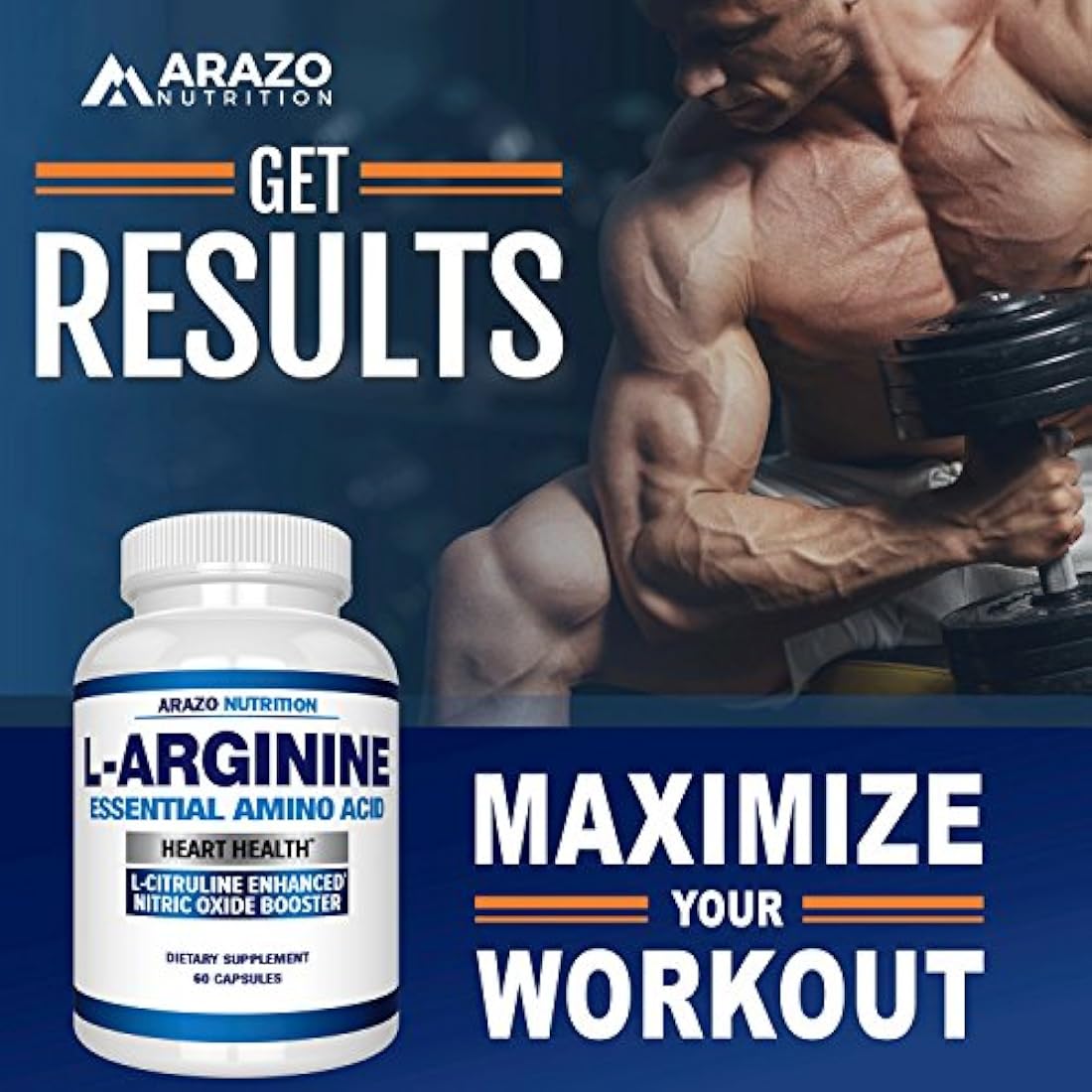 PREMIUM L arginina - 1340 mg óxido nítrico Booster con L-citrulina y Aminoácidos Esenciales para Corazón y la ganancia muscular no Boost Suplemento para Endurance y la energía |