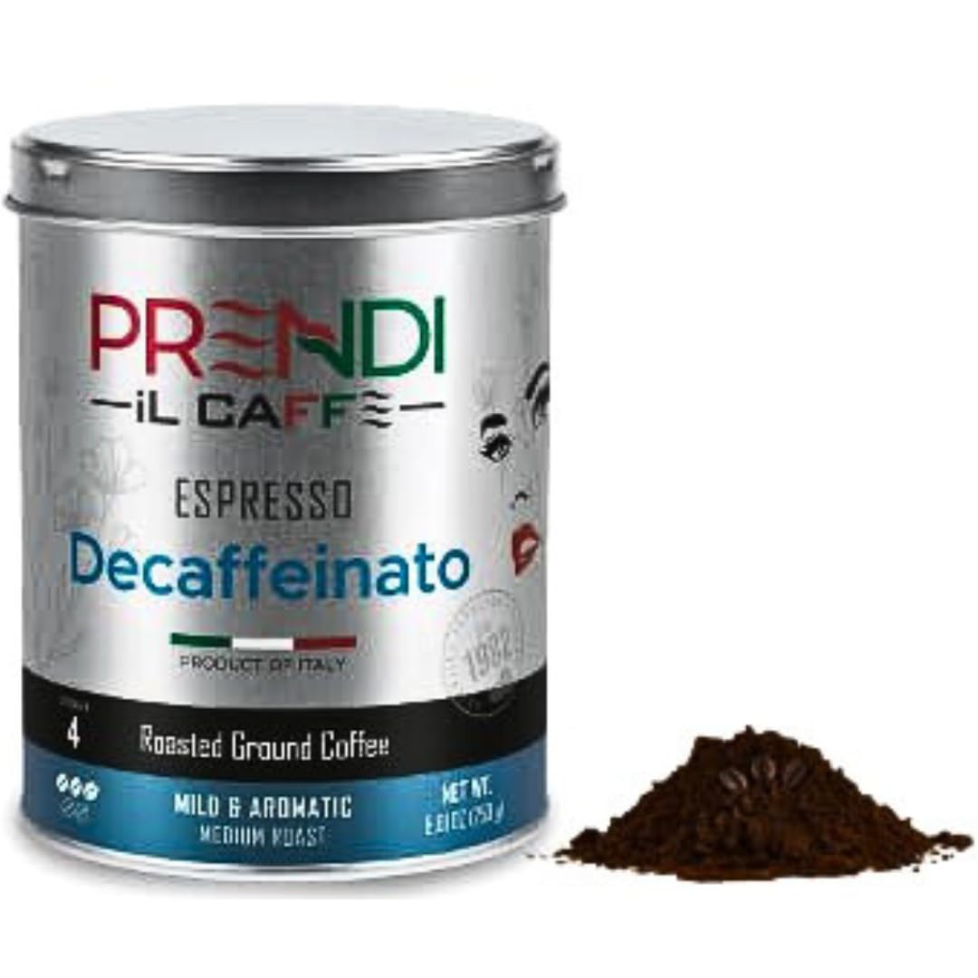 Café Espresso Decaf PRENDI, Orgánico, 8.8 oz, Pack de 1