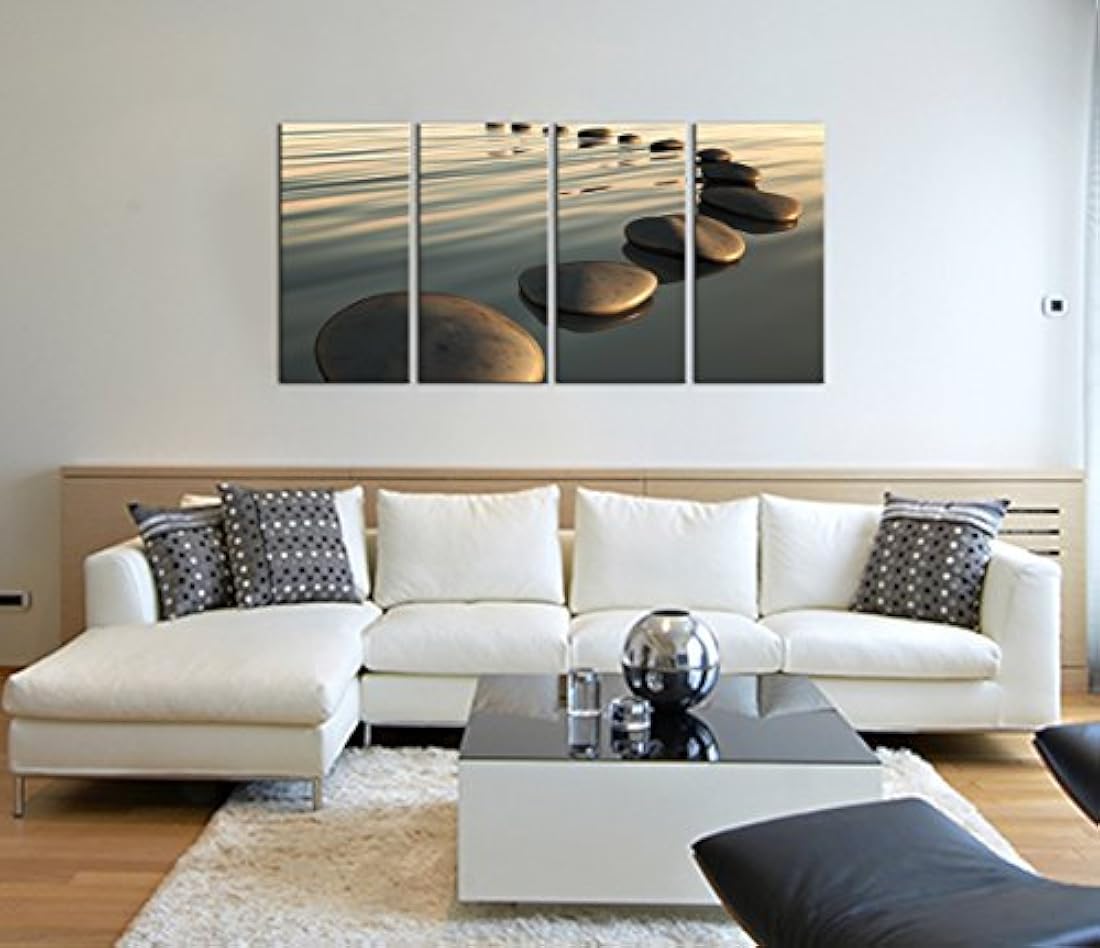 Lienzo decorativo para pared con diseño de piedra de