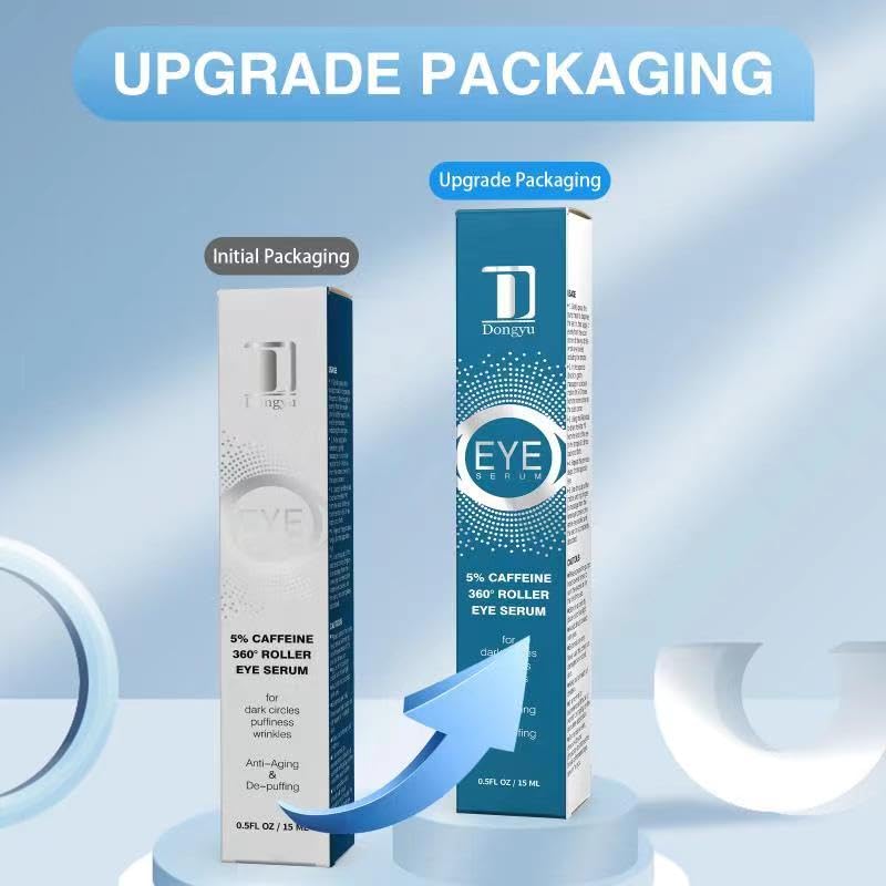 Suero de ojos con 5% de cafeína y crema para ojeras