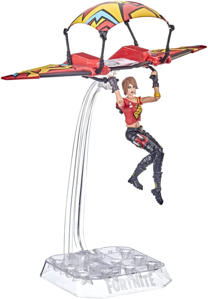 Figura Coleccionable TNTina y Planeador Fortnite Serie Victory Royale