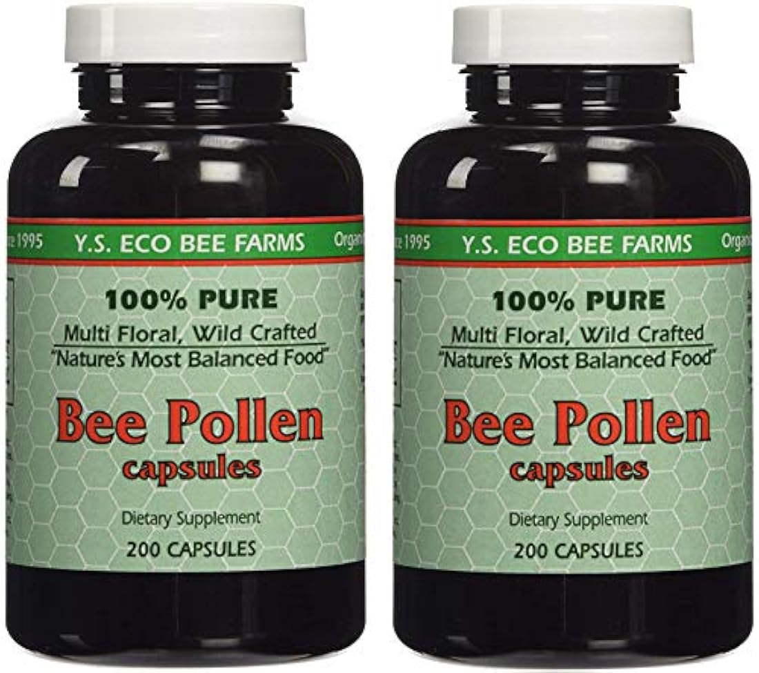 YS Organics Polen de abeja (200 cápsulas