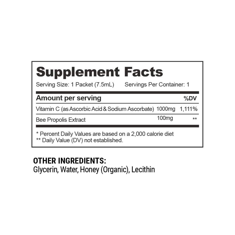 Suplementos Propóleo Liposomal con Vitamina C Bio-Disponible