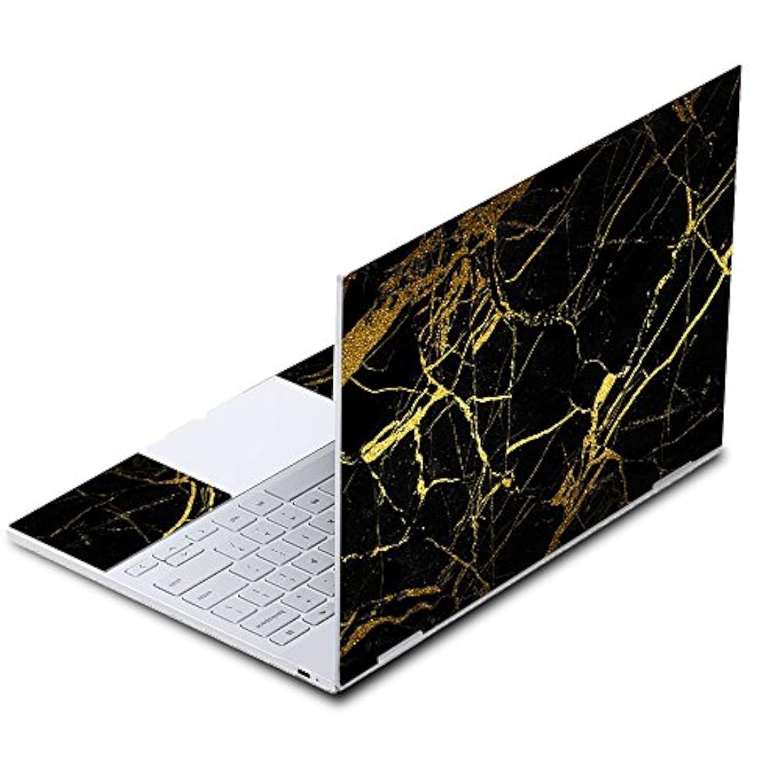 piel para Google pixelbook - mármol oro negro MightySkins