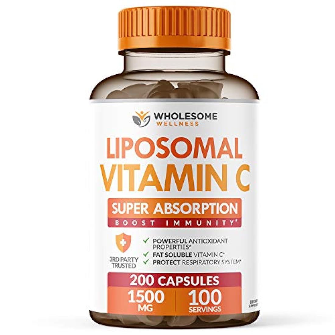 Liposomal Vitamina C Cápsulas (200 pastillas 1500 mg)