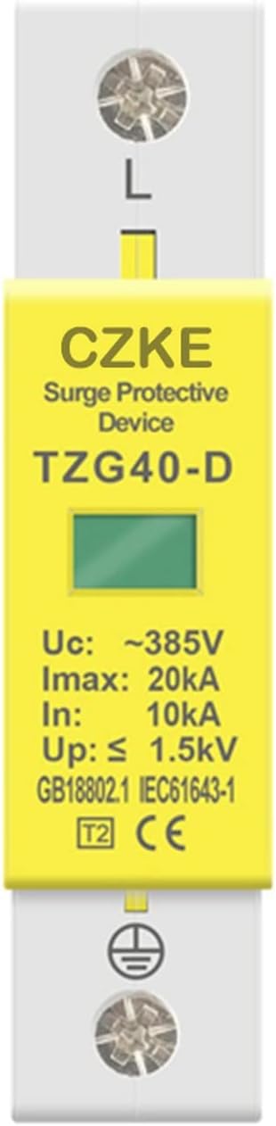 AC SPD 1P 40KA Protector contra sobretensiones doméstico