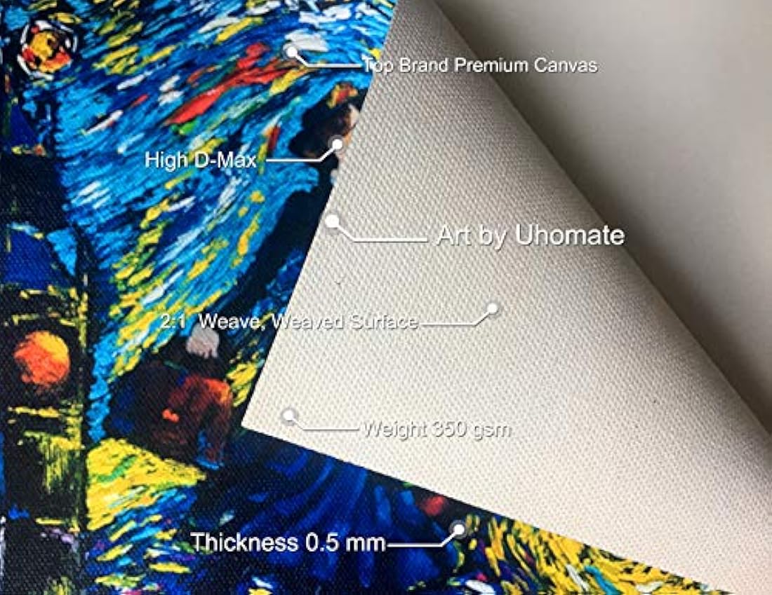 Cuadros, Noche estrellada de Vincent van Gogh