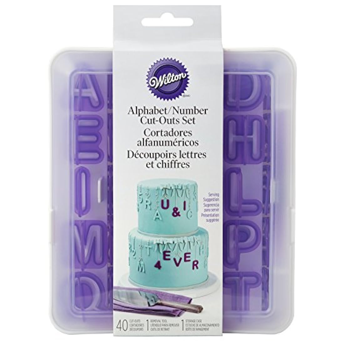 Cortadores de fondant alfanuméricos