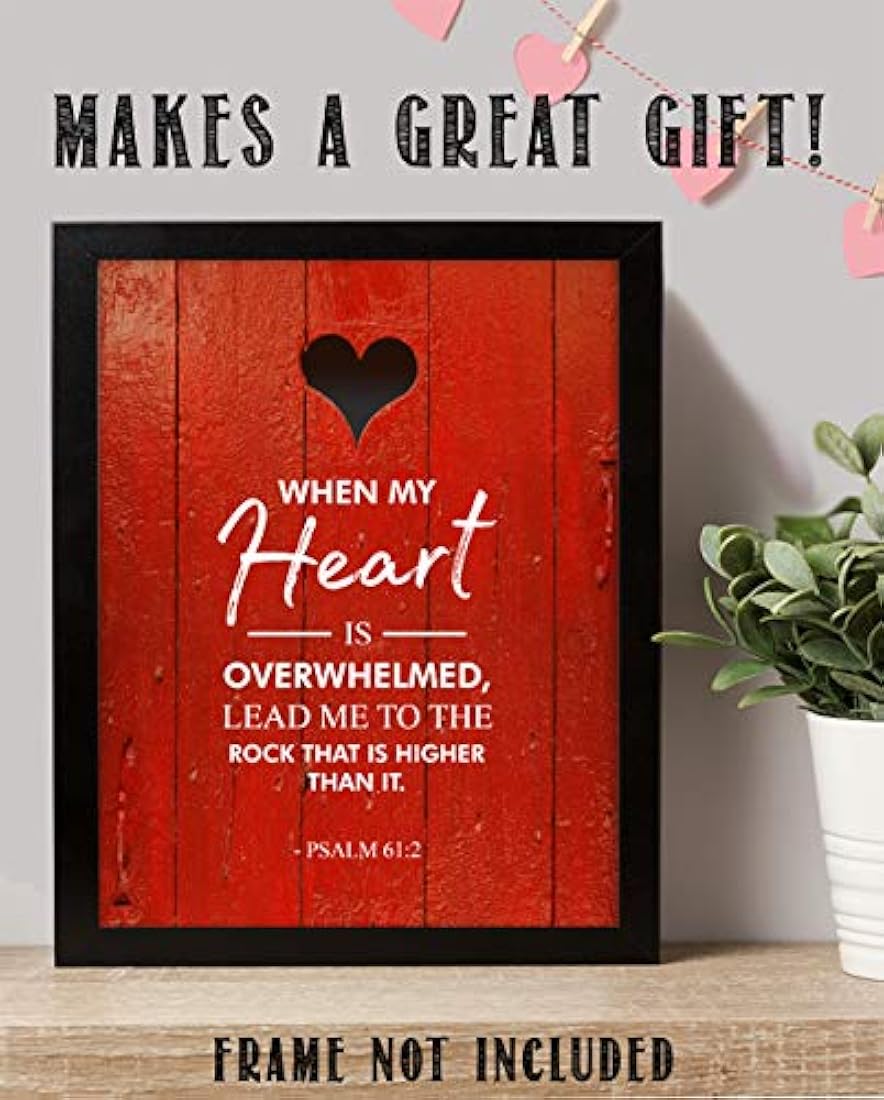 Salmo 61: 2 impresion sin marco 11x14