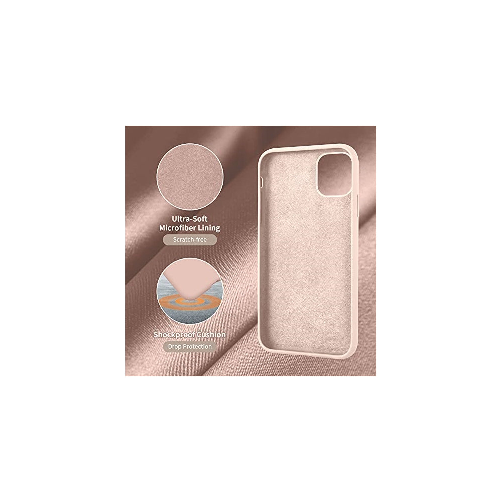 Fundas y Estuches de silicona para iPhone 11 Rosado