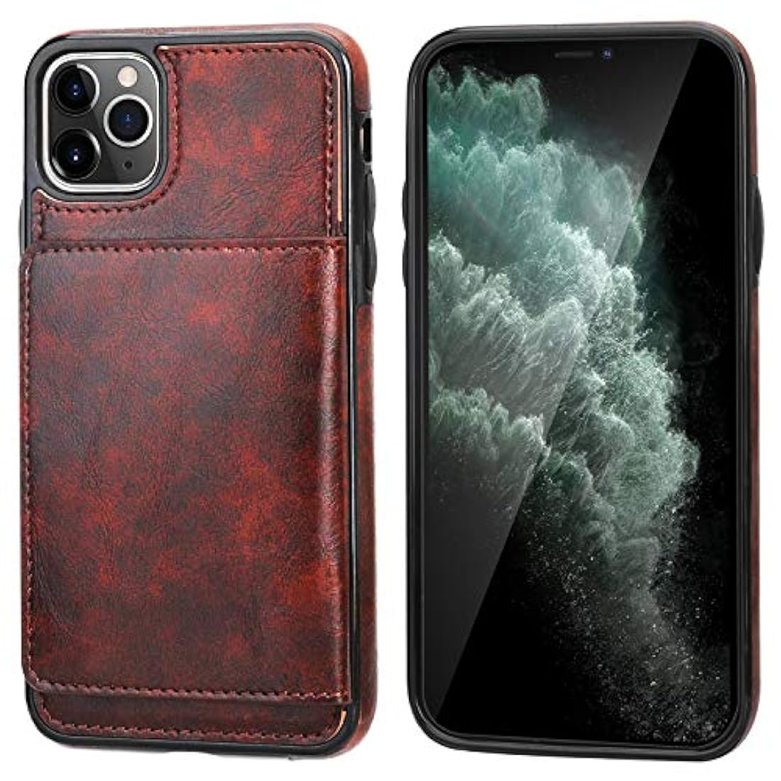 KIHUWEY - Funda tipo cartera para iPhone 11 Pro Max