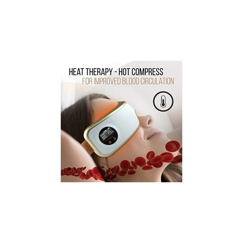 Masajeador de ojos eléctrico SERENELIFE SLEYMSG40