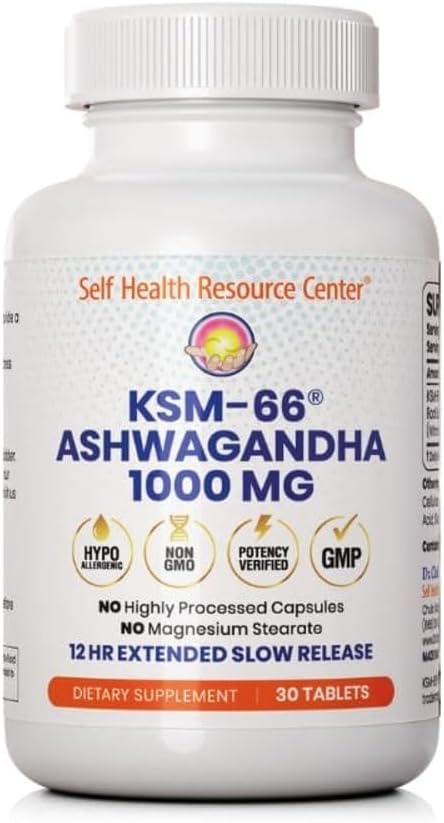 Suplemento Ashwagandha 1000 mg Dr Clark, 30 Tabletas