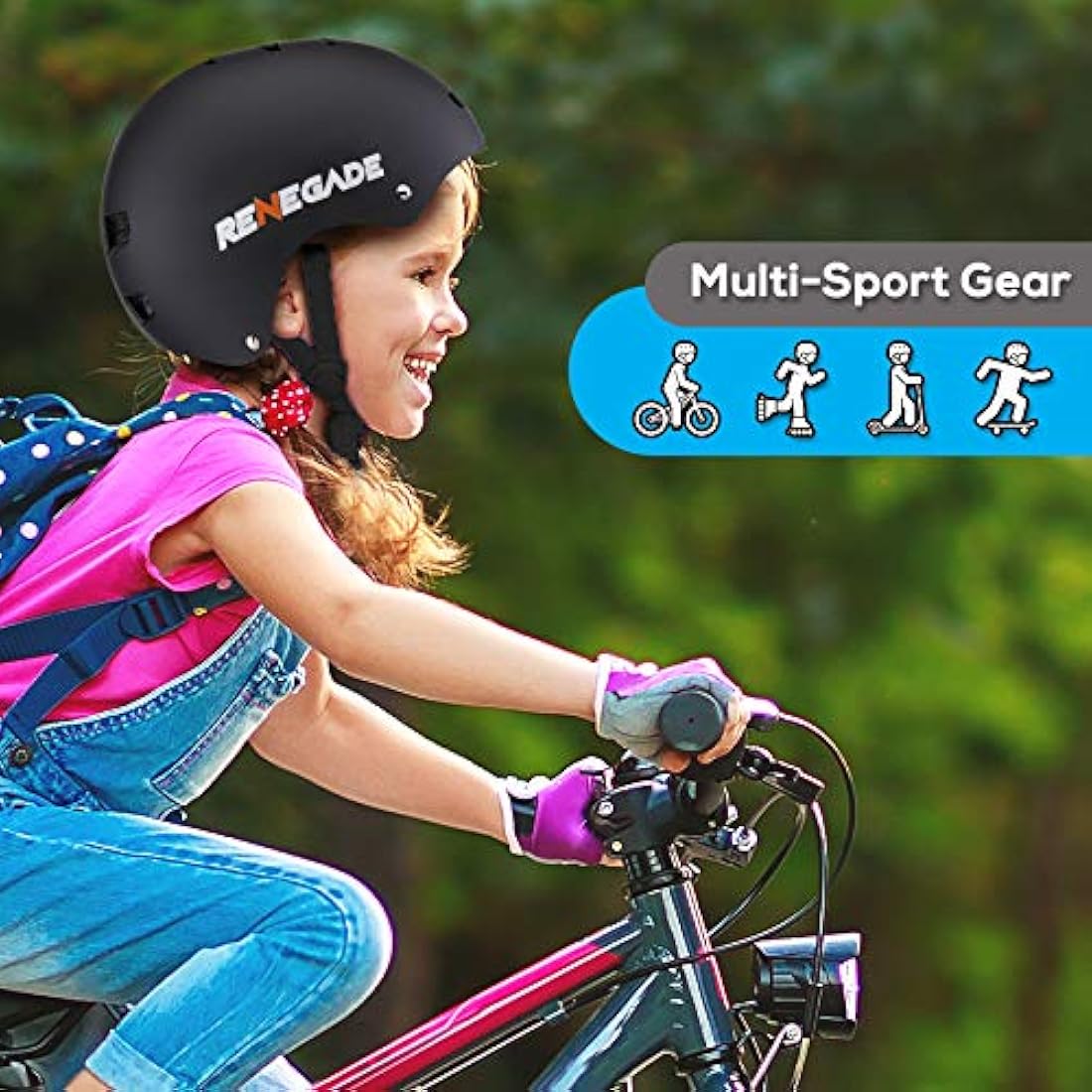 Casco de seguridad deportivo ajustable HURTLE HURTSHLBK