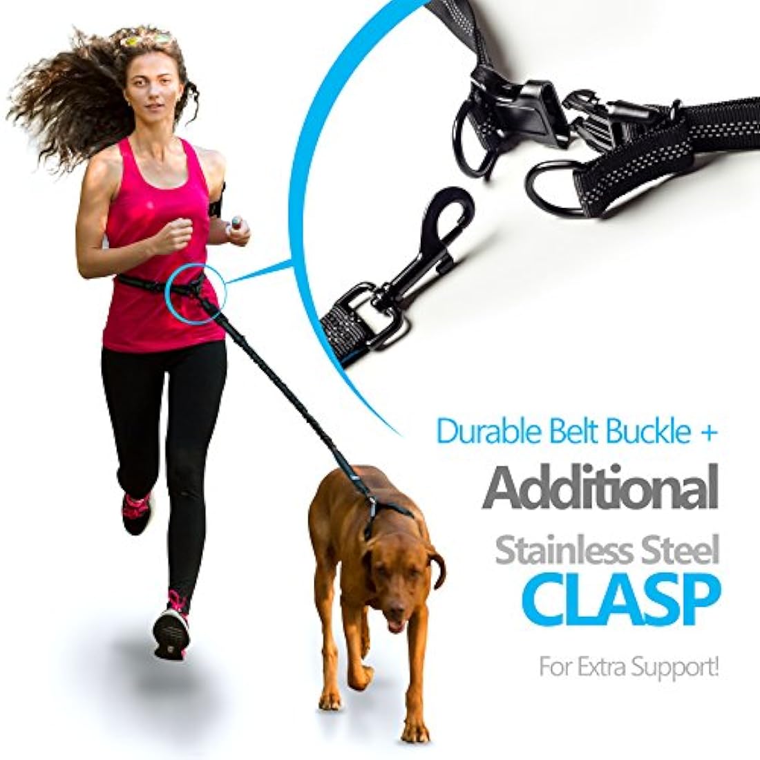 SparklyPets Correa para perro manos libres para perros