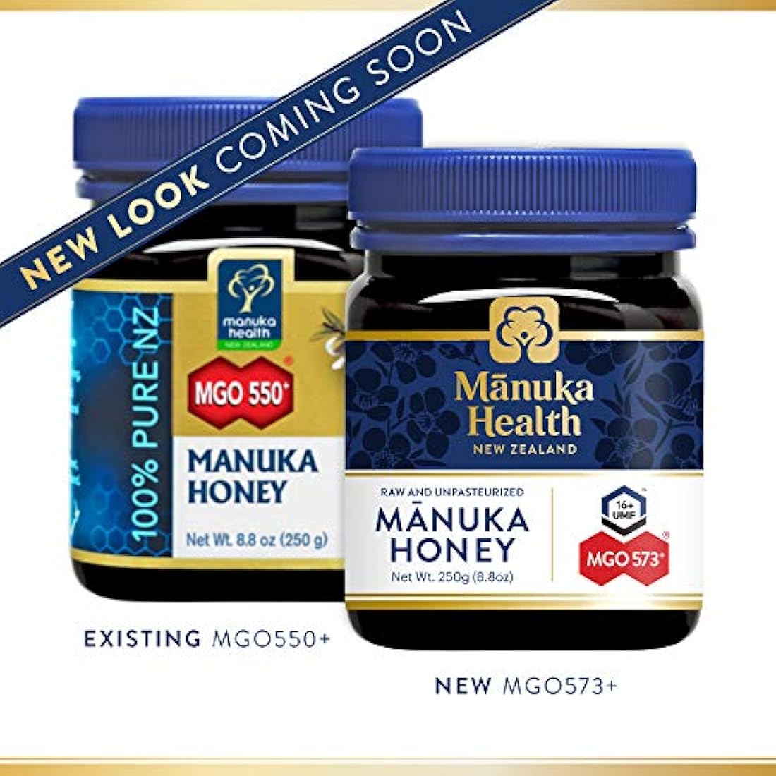 Manuka Health MGO 550 miel de Manuka,100% miel pura de Nueva