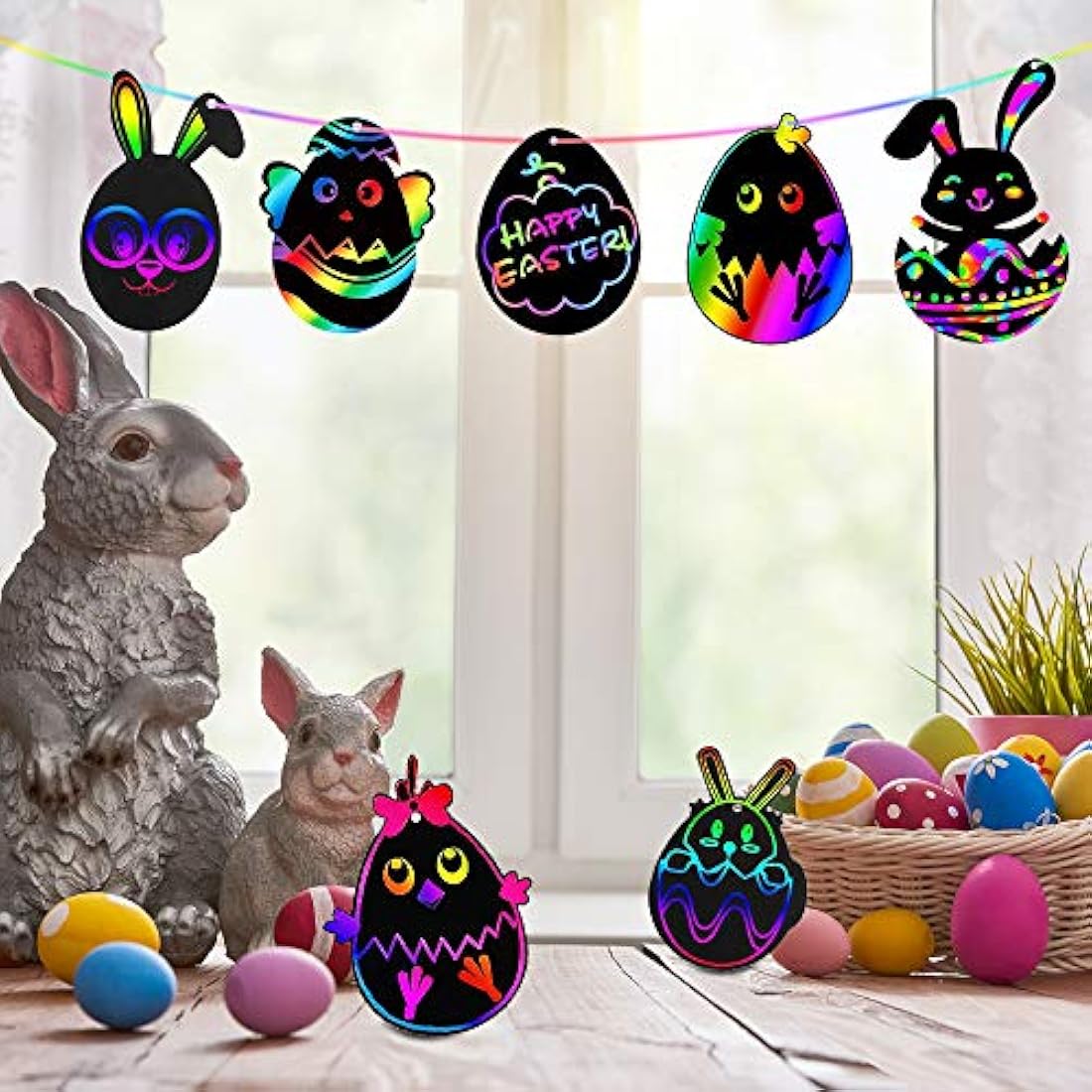 ZMLM - Juego de 50 piezas de papel para rascar