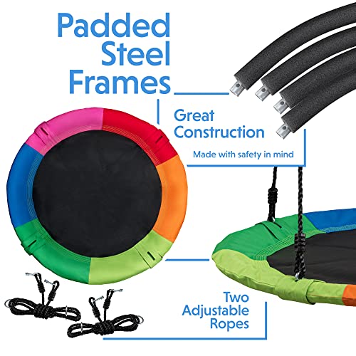 Columpio de árbol de platillo de 40 pulgadas