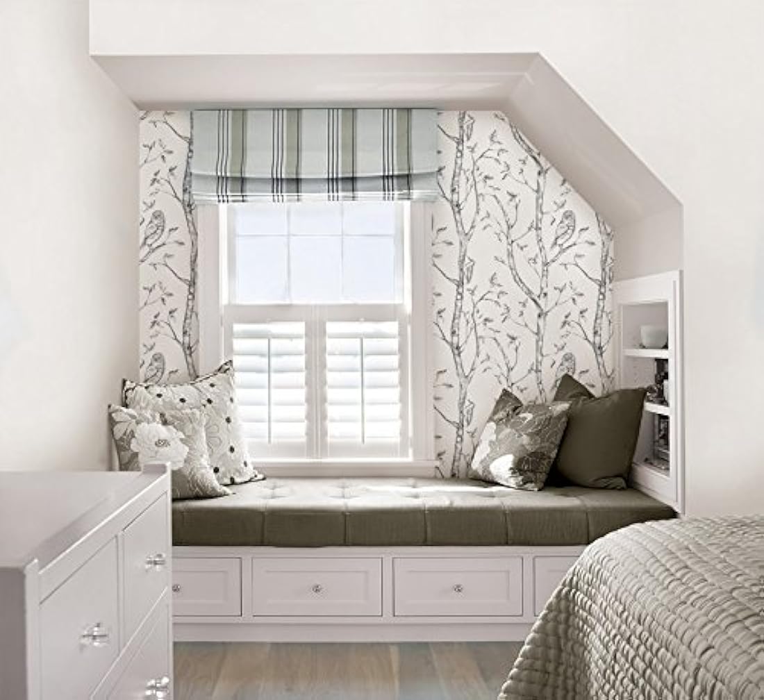 Papel tapiz adhesivo con diseño de bosque