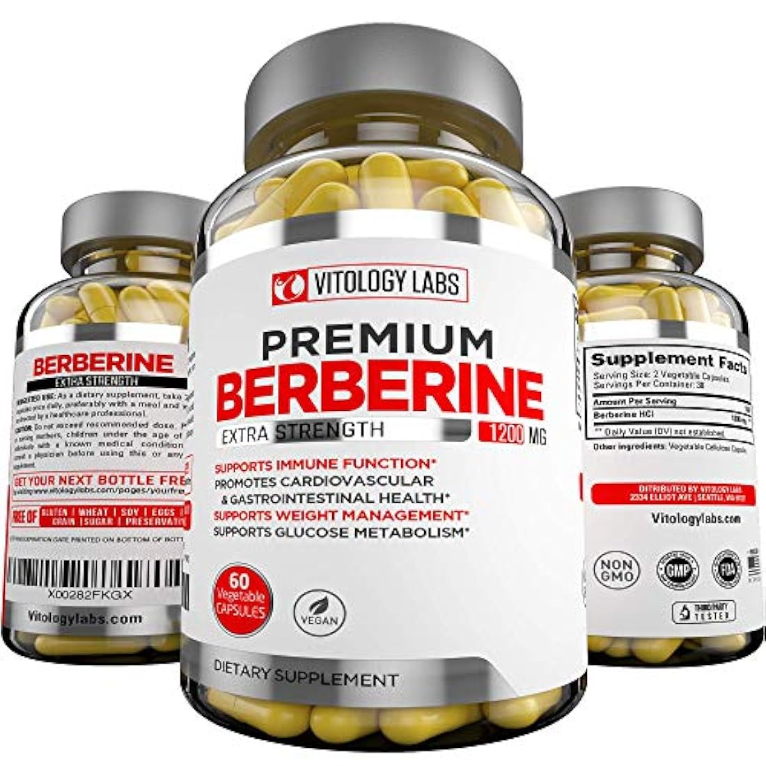 HCL 1200mg para el metabolismo de glucosa en sangre