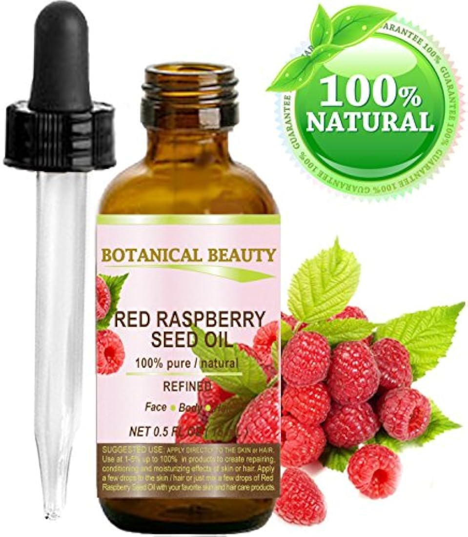 Aceite de semillas de frambuesa roja.