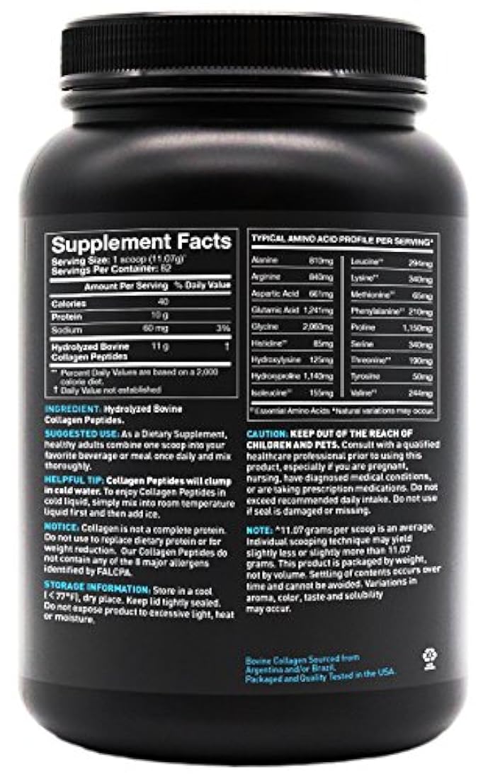 péptidos de colágeno Alimentado con hierba