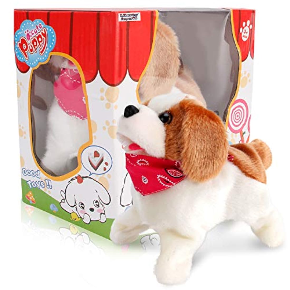 Perro saltando Cute Little Puppy, marometas, paseos