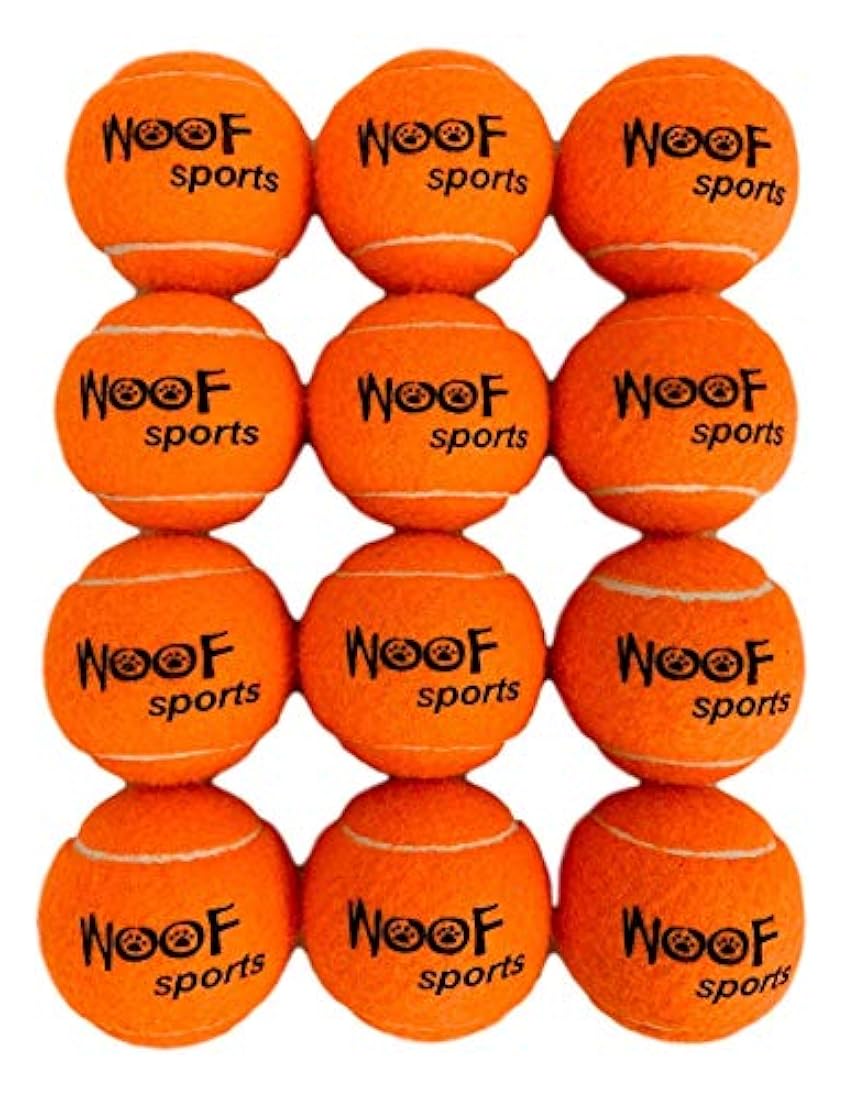 Woof Sports - pelotas de tenis para cachorros 12 Bolas
