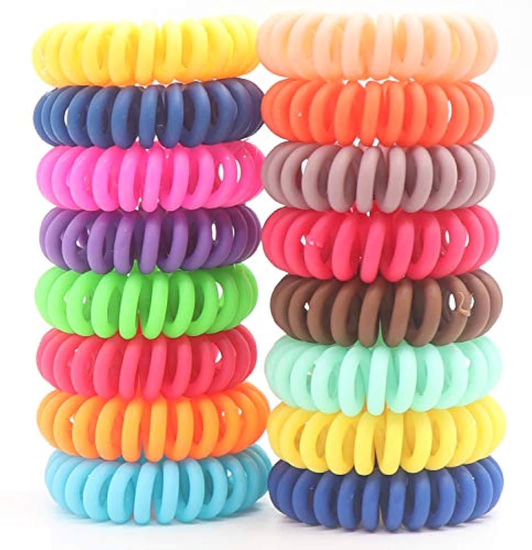 79STYLE - Corbatas de pelo en espiral sin arrugas