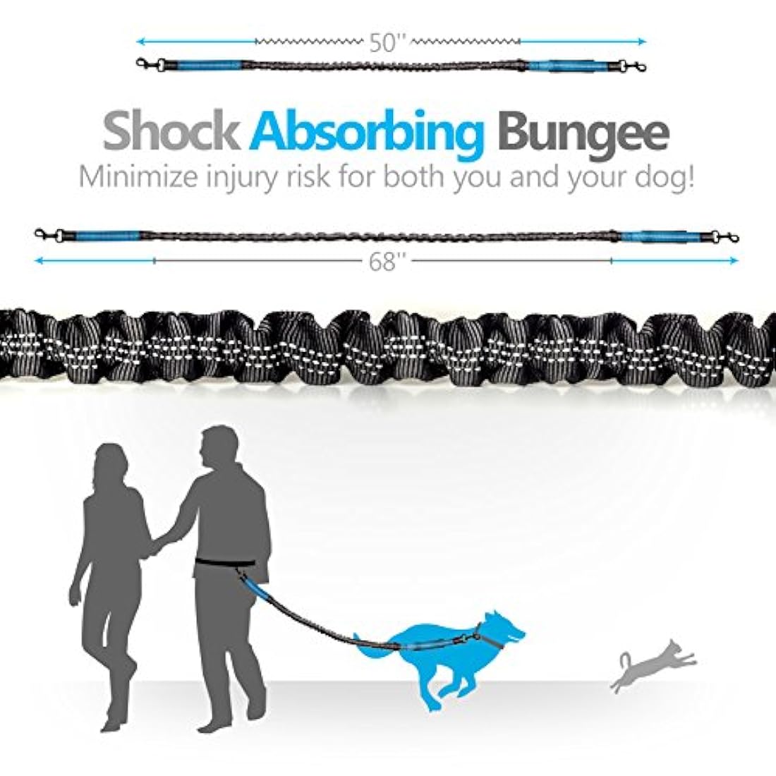 SparklyPets Correa para perro manos libres para perros