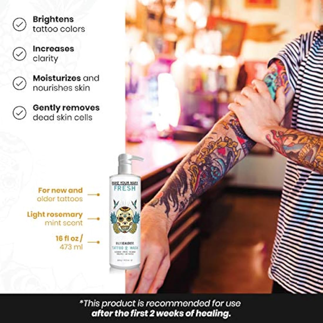 Cuidado Corporal, Hacer su marca Tattoo Wash