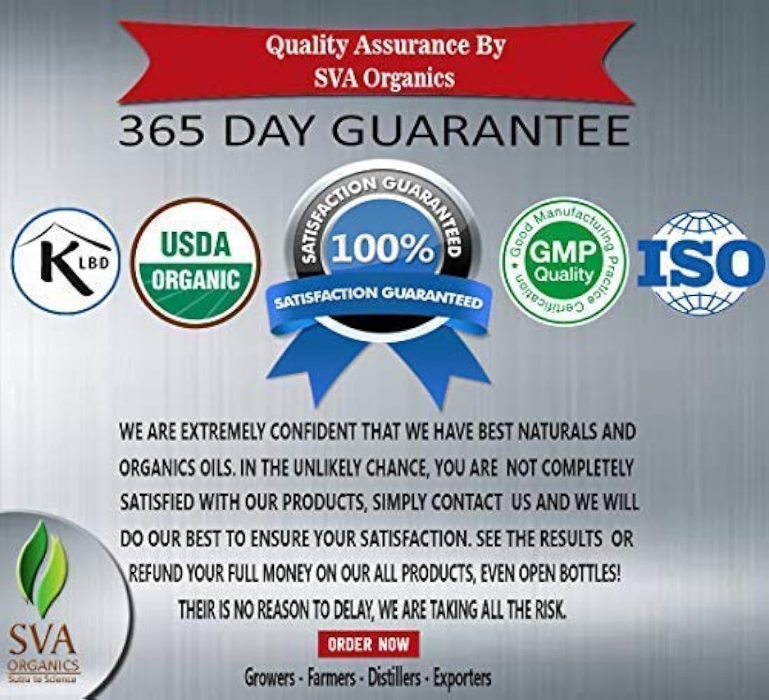 Aceites certificados por SVA Organics USDA