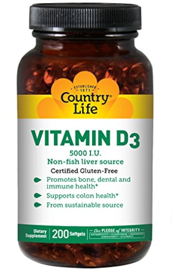 Country Life Vitamina D3 5,000I.U.