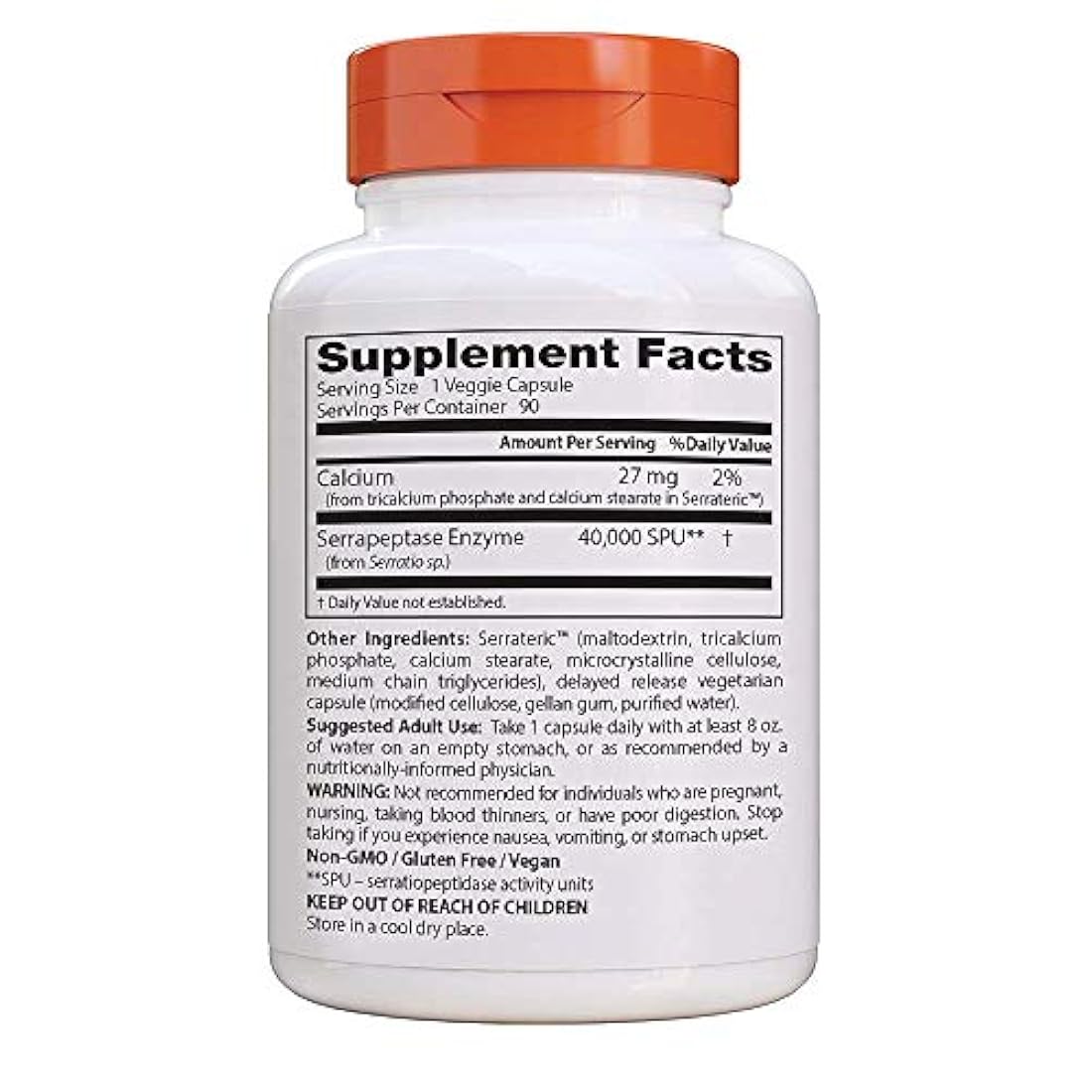 Serrapeptase unidades