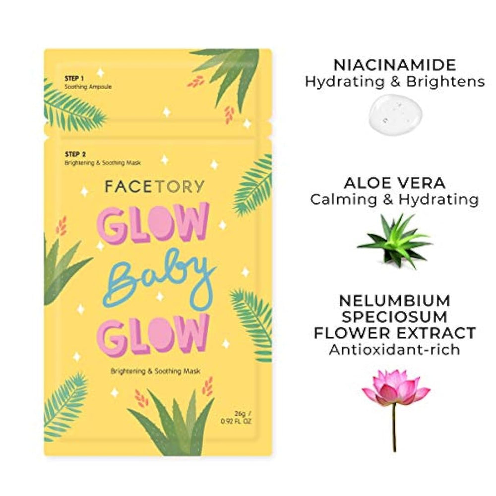 FaceTory - Set de máscara facial, hidratante, 5 unidades