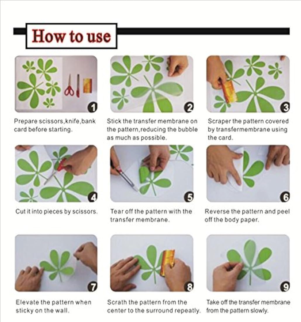 Adhesivo decorativo para pared, diseño de estrella