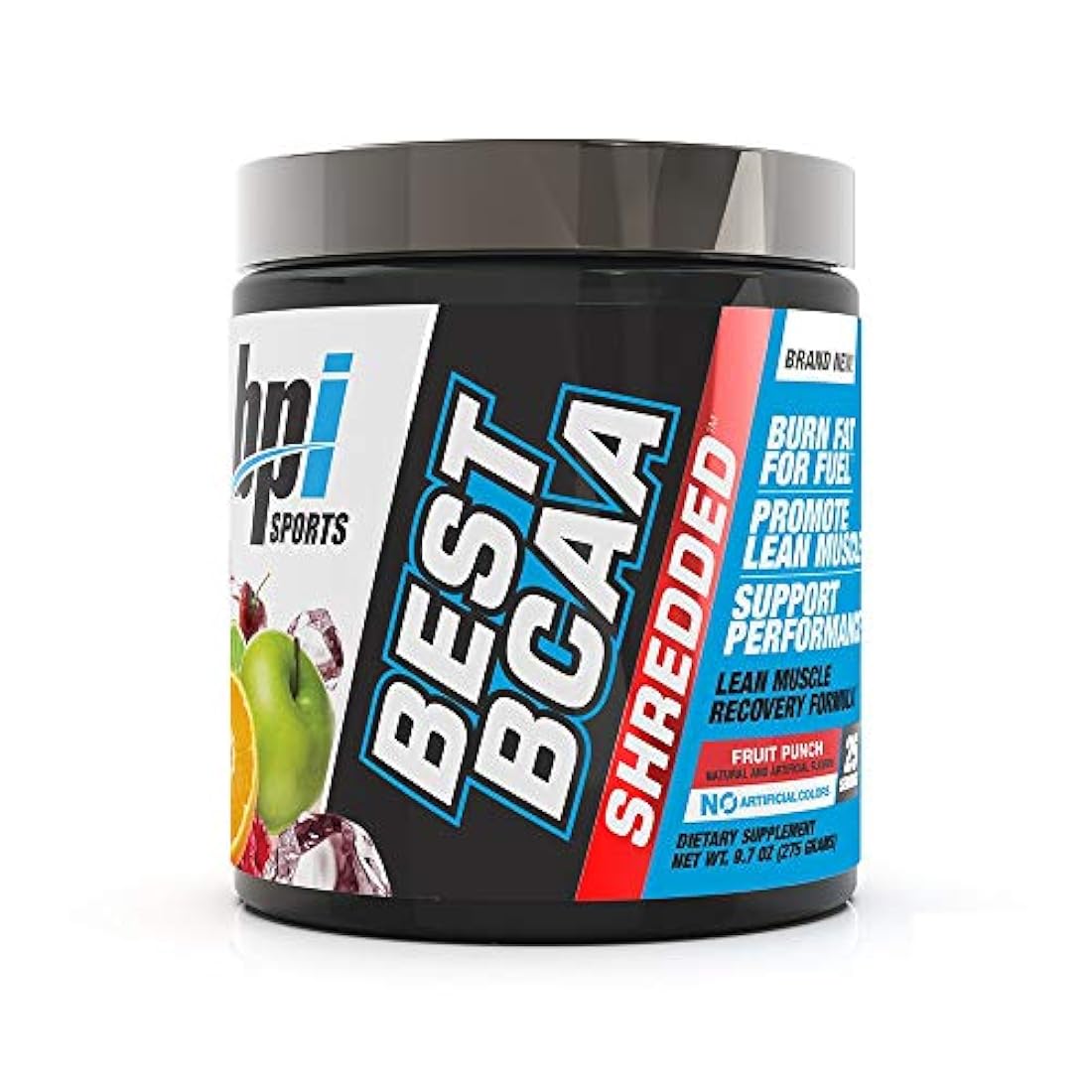 La mejor fórmula de recuperación termogénica BCAA en tiras sin cafeína para el crecimiento muscular sin grasa, BPI Sports, 1, 1