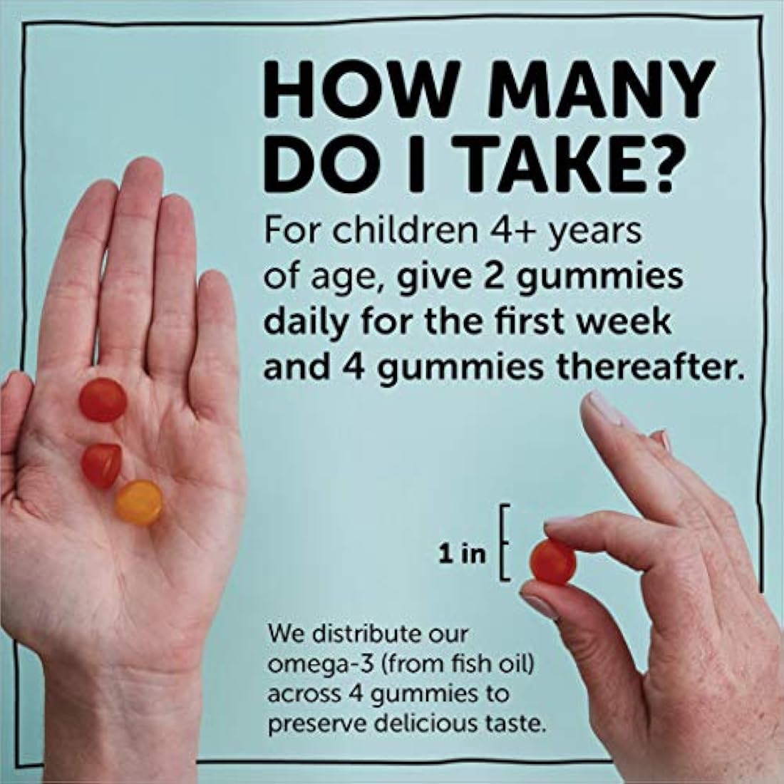 Vitaminas de gomitas para niños, KF120, 1