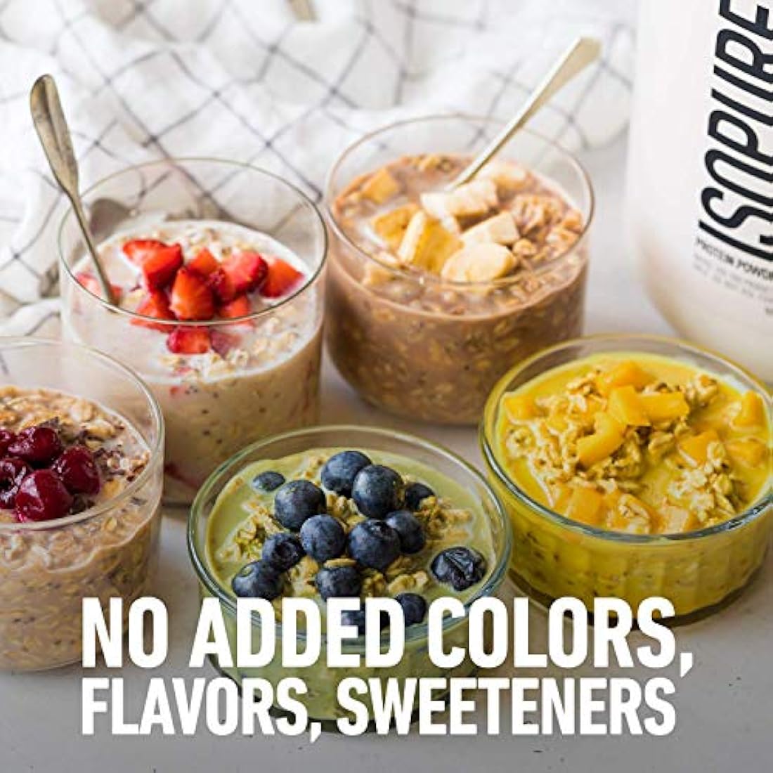 Proteína vegana de base vegetal de Isopure - orgánico