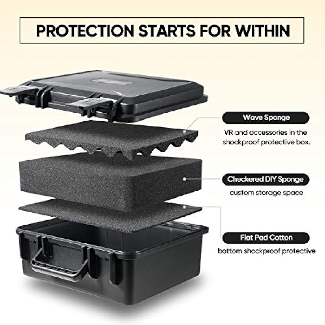 Estuche rígido de transporte para Oculus Quest 2