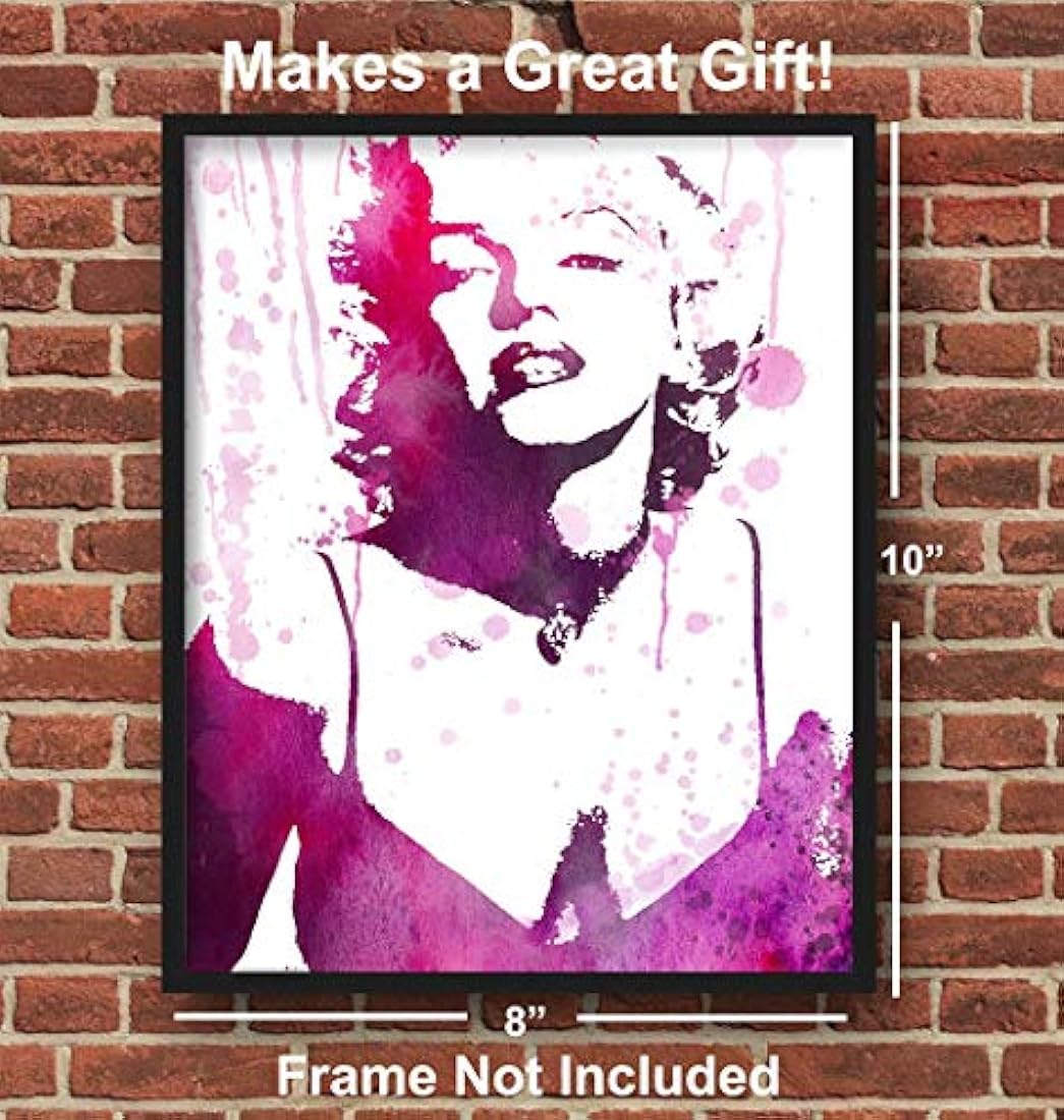 Marilyn Monroe Watercolour Wall Art Print
