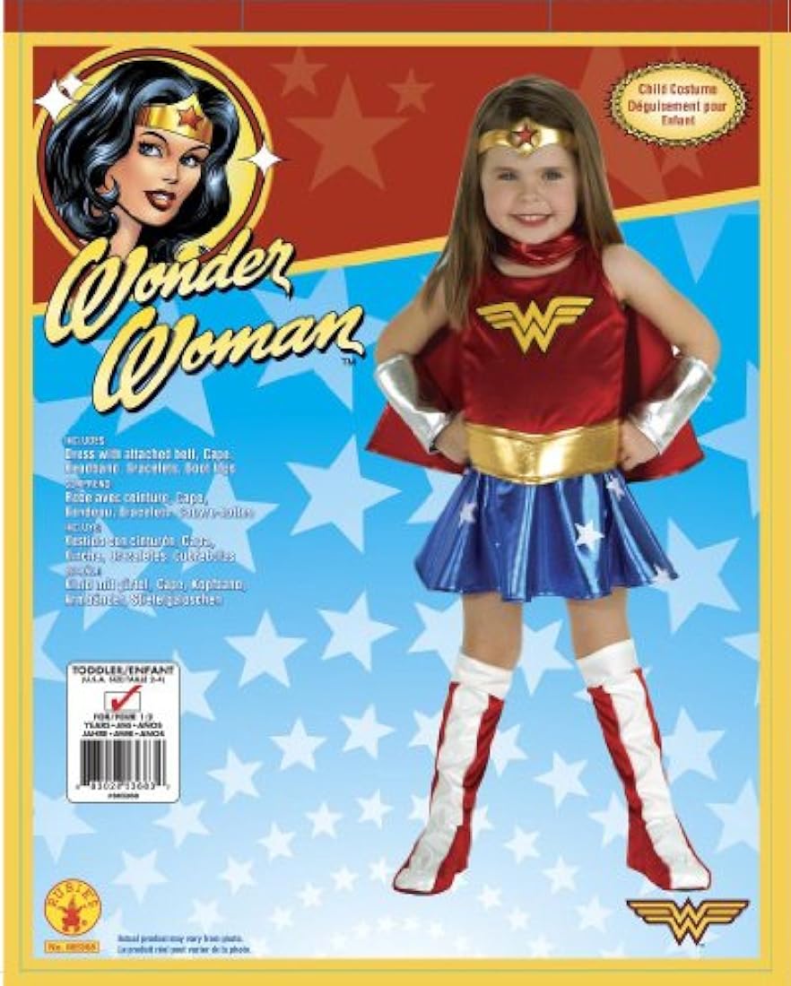 Disfraz de Rubie Wonder Woman para niña