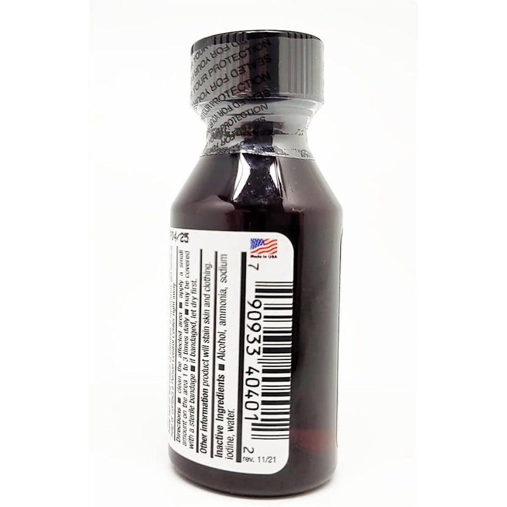 Suplementos Tintura de IODINE Descolorizado Blanco Claro