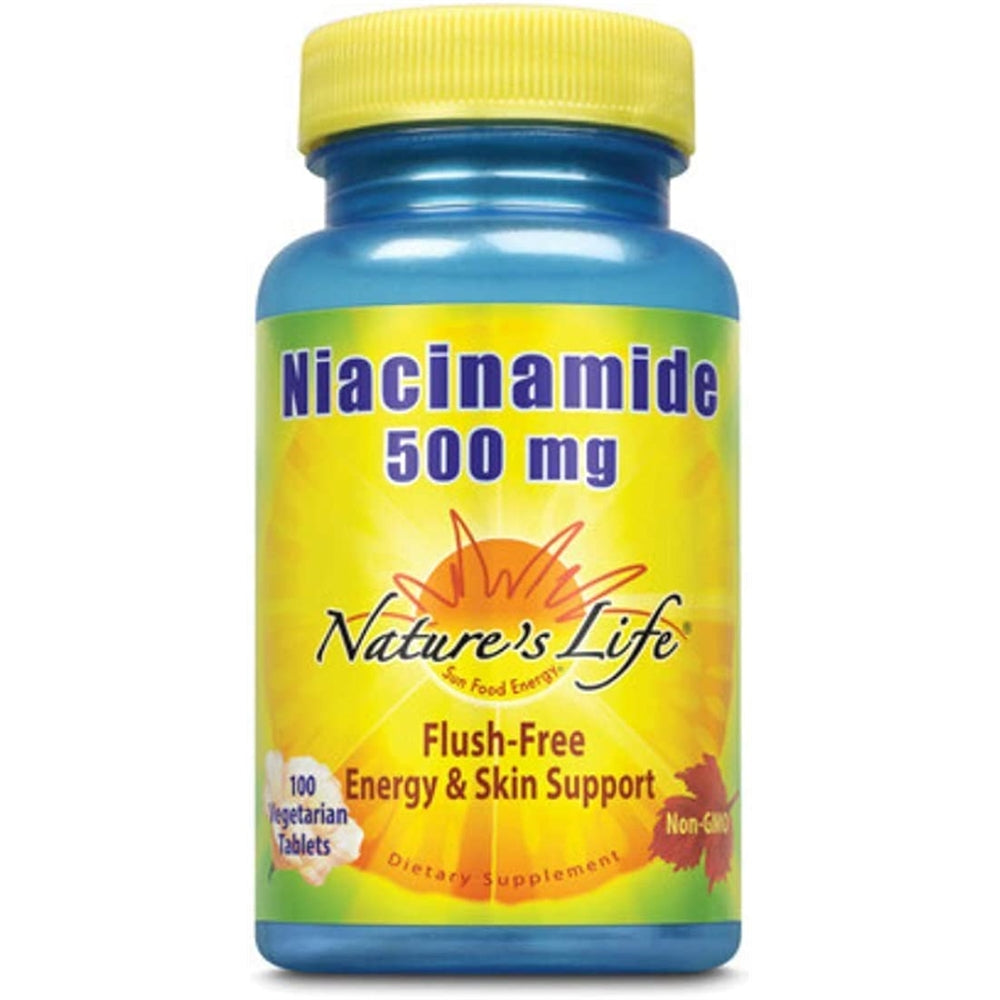Suplemento Niacinamida 500 mg 100und salud y proactiva