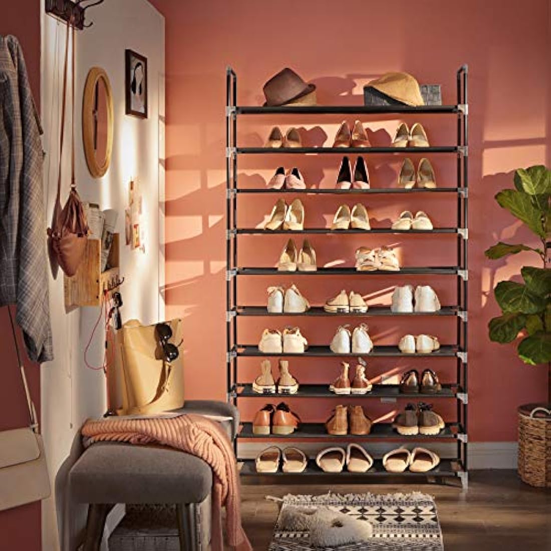 Estante para zapatos Songmics 10 estantes para 50 pares