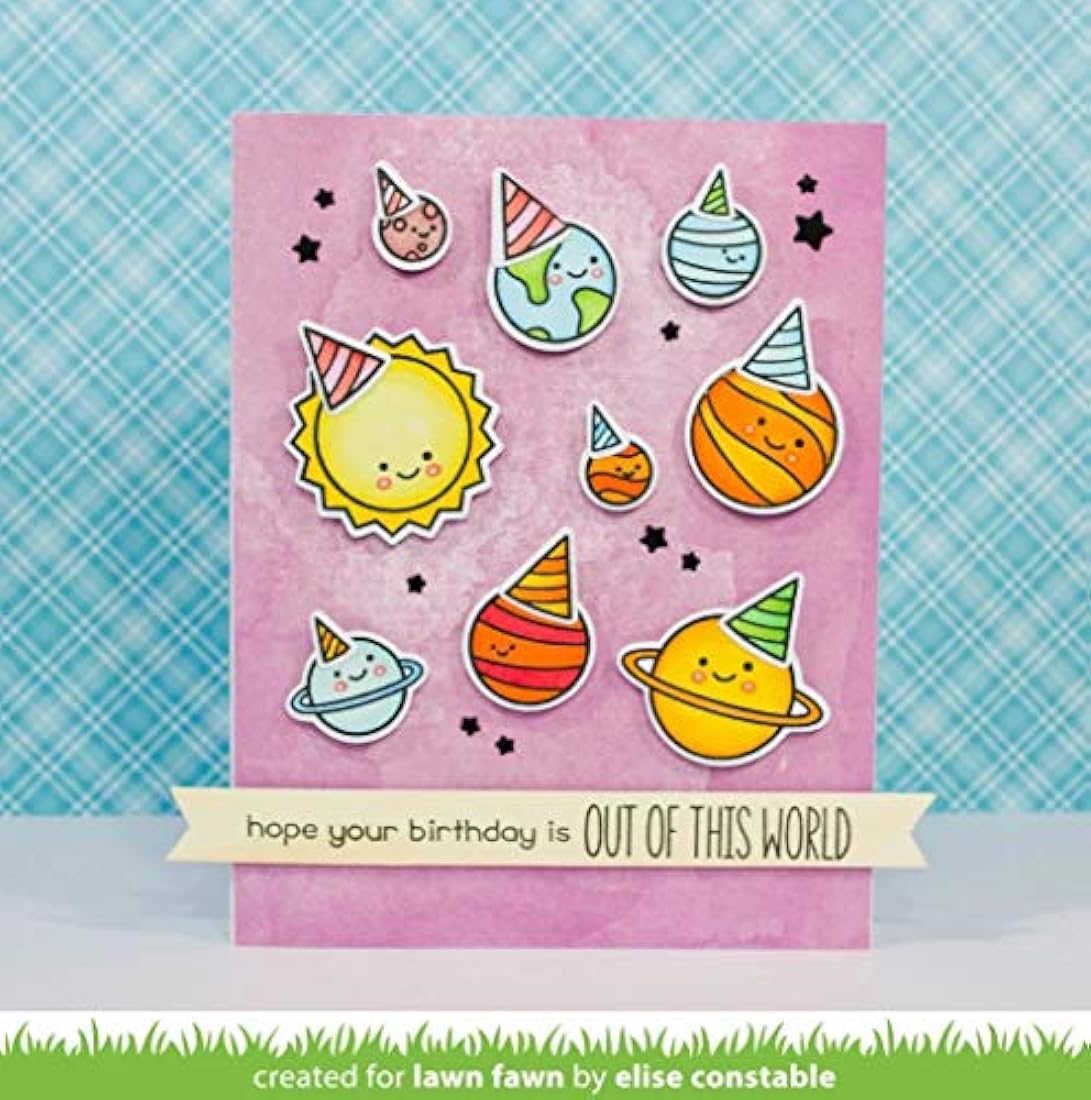 Lawn Fawn Clear Stamps - Fuera de este mundo