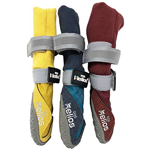Dog Helios Traverse' - Botas para perro de alta calidad con agarre para exteriores, talla XS, color rojo
