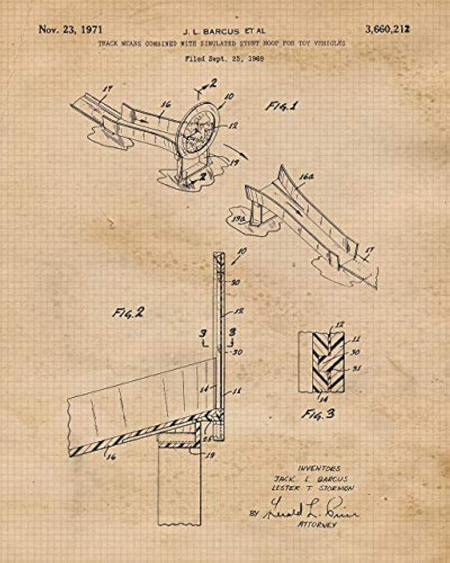 Impresiones de carteles vintage de Hot Wheels, juego de 4